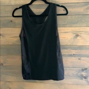 Black Lululemon Tank - Loose Fit w/Mesh Sides